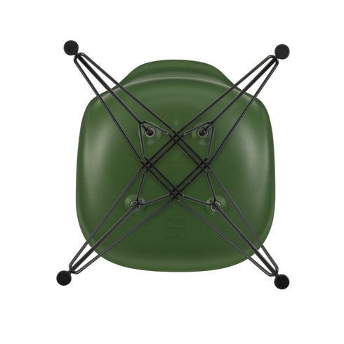 Cadeira Eames DSR em Plástico / Base Preta